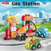 Конструктор Feelo City Series Бензиностанция, 43 ч.