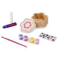 Декорирай своята дървена кутия Melissa and Doug Цвете 18852