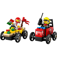 LEGO® City Кола за пица срещу пожарна кола 60458