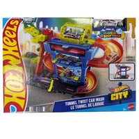 Писта Mattel Hot Wheels Автомивка с тунел, с количка