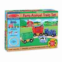 Дървена влакова композиция Melissa and Doug 10644