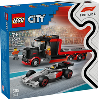 LEGO® City Камион F1 за показване със състезателна кола Audi F1 60493