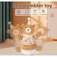 Плюшена музикална играчка Raya Toys Soothing Thumbler Set, неваляшка