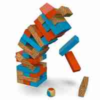 Настолна игра дженга Spin Master Jumbling Tower