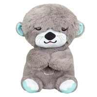 Музикална бебешка играчка Raya Toys Дишаща видра със светлина