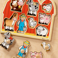 Дървен пъзел Melissa&Doug Ферма 13391