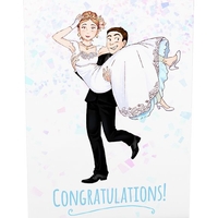 Поздравителна картичка iGreet - Булка и младоженец