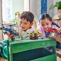 LEGO® City Хеликоптер, пожарна кола и подводница 60462
