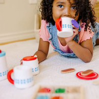 Детски игрален комплект Melissa and Doug Дървен сервиз за чай, 9843