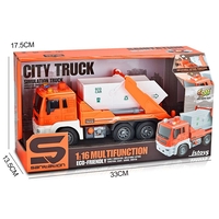 Детски камион за боклук Raya Toys Truck Car с музика и светлини, 1:16