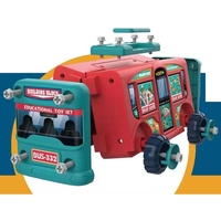 Raya Toys Конструктор с масичка 2 в 1 Автобус, 332 части