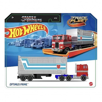 Детска играчка камион Mattel Hot Wheels Track Fleet Влекач с ремарке 1:64, асортимент, HYT56