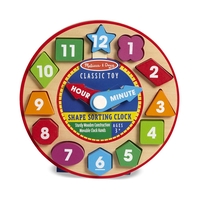 Дървен часовник сортер Melissa and Doug 18593