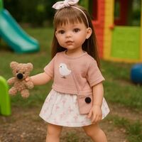 Кукла Antonio Juan Emily с розова блузка и мече 33 см, 25305