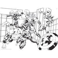 Детски пъзел Lisciani MAXI FLOOR Marvel Avengers 150 ч.