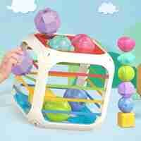 Сортер за бебе 2 в 1 Raya Toys Кубче