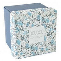 Плюшена играчка за гушкане Doudou Bohaime Мече с кърпичка, 12 см.