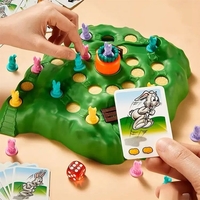 Детска настолна игра Raya Toys Състезание със зайчета