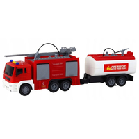 Пожарна кола с цистерна Raya Toys Truck Car, с музика и светлини, 1:16