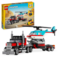 LEGO® Creator Камион с платформа и хеликоптер 31146