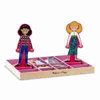 Приятелките Аби и Ема с магнитни дрехи Melissa and Doug 14940