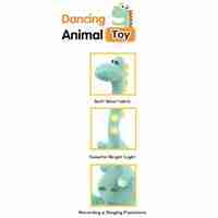 Танцуващ и пеещ динозавър Raya Toys със запис
