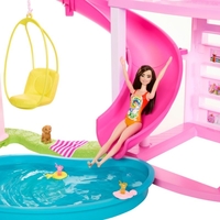 Къща за кукли Mattel Barbie Dreamhouse, на 3 етажа, 75 части, HMX10