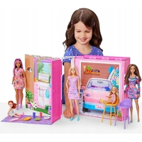 Къща за кукли Mattel Barbie Getaway House, сгъваема