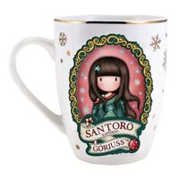 Комплект чаша с подложка - Santoro Gorjuss Merry and Bright - Cosy