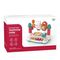 Бебешка интерактивна играчка телефон и пиано Raya Toys Telephone game