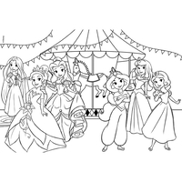 Пъзел Lisciani 2 х 12 ч. MAXI PRINCESS 86566