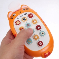 Бебешки телефон с гризалка Raya Toys Bei Bi Mobile, с музика и звуци