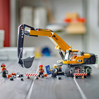 LEGO® City Жълт строителен екскаватор 60420