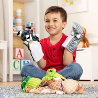 Петрушки за куклен театър Melissa and Doug Домашни любимци 19119