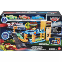 Игрален комплект Mattel Cars 3 Glow Racers Copper Canyon Glowing Garage
