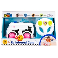 Кола с дистанционно Raya Toys Кравичка, със звуци и светлини