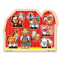 Дървен пъзел Melissa&Doug Ферма 13391
