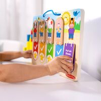 Дървена таблица за игра Melissa and Doug, My Daily Routines 50893