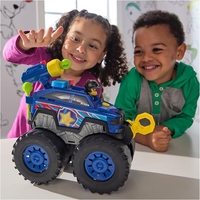 Игрален комплект Spin Master Paw Patrol Големият спасителен камион с фигурка на Чейс, със светлини и звуци