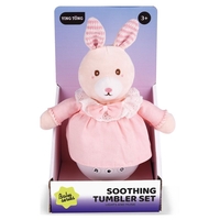 Плюшена музикална играчка Raya Toys Soothing Thumbler Set, неваляшка