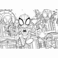 Детски пъзел Lisciani Plus Marvel Spidey Това е отбор 24ч.