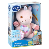 Плюшен еднорог VTech за гушкане