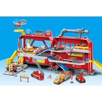 Детски паркинг Raya Toys City Action със светлини и звуци, с 2 превозни средства