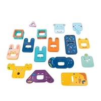 Магнитен конструктор Feelo Animal Magnetic Sheet, 30 ч.