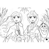 Детски пъзел Lisciani SUPERMAXI Frozen 2 60ч.