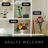 LEGO® Botanicals Букет с розови цветя 10342