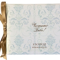 Луксозна картичка - Честито бебе, момче