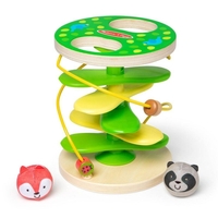 Бебешка играчка Melissa and Doug Дървена кула лабиринт с мъниста 30735
