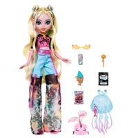 Кукла Mattel Monster High Lagoona Blue, с домашен любимец и аксесоари