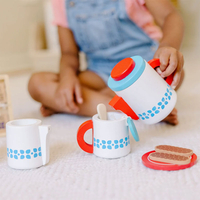 Детски игрален комплект Melissa and Doug Дървен сервиз за чай, 9843